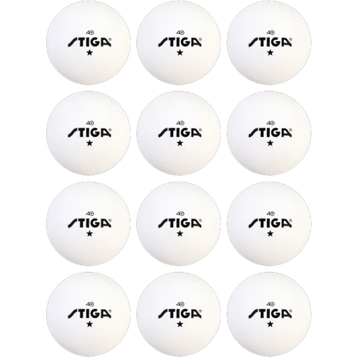 1-Star Table Tennis Balls (12 Pack)
