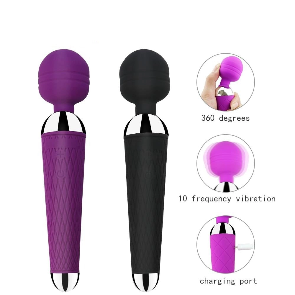 10 Speeds Powerful AV Magic Wand Clitoris Sex Toys for Women G spot Vibrator Massager