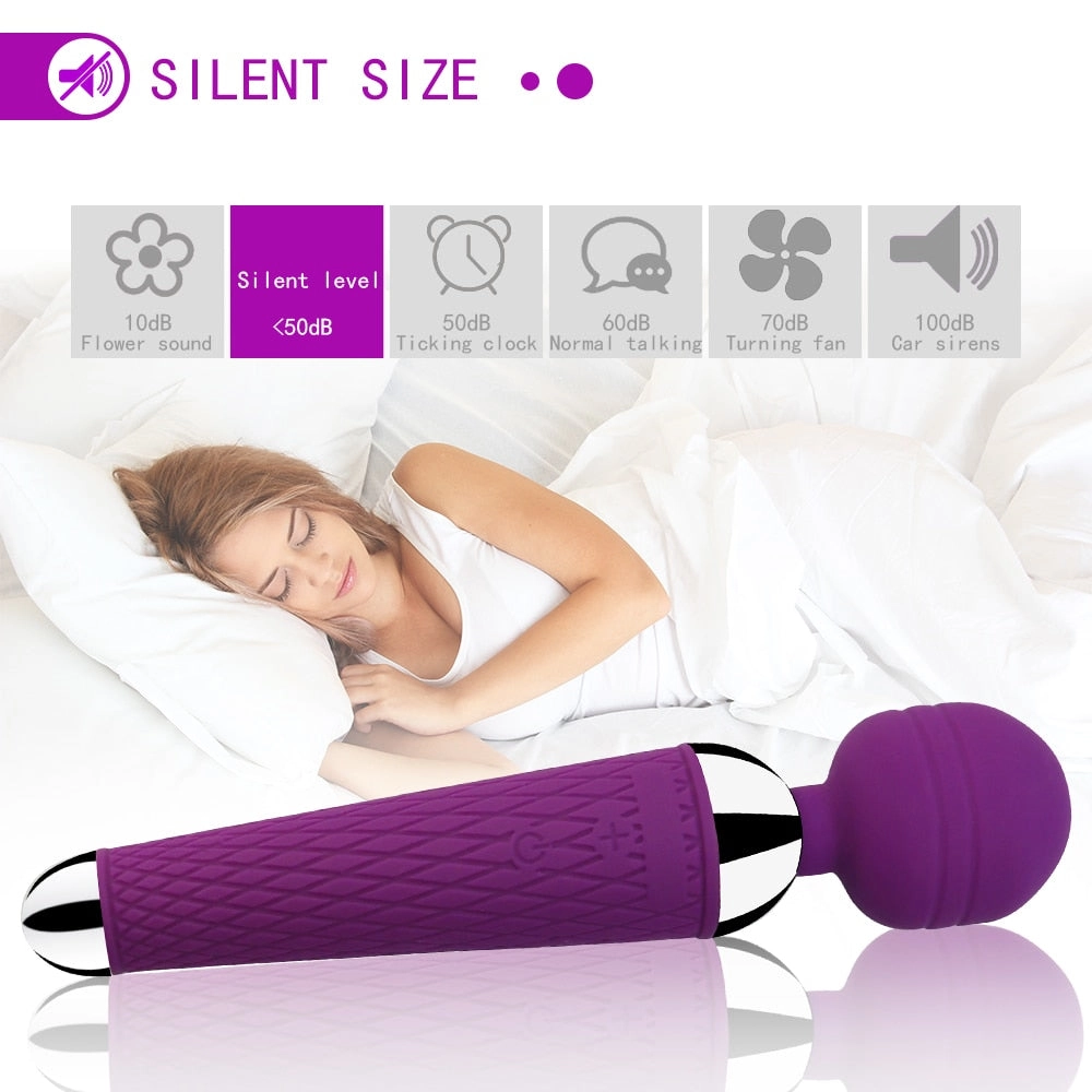 10 Speeds Powerful AV Magic Wand Clitoris Sex Toys for Women G spot Vibrator Massager