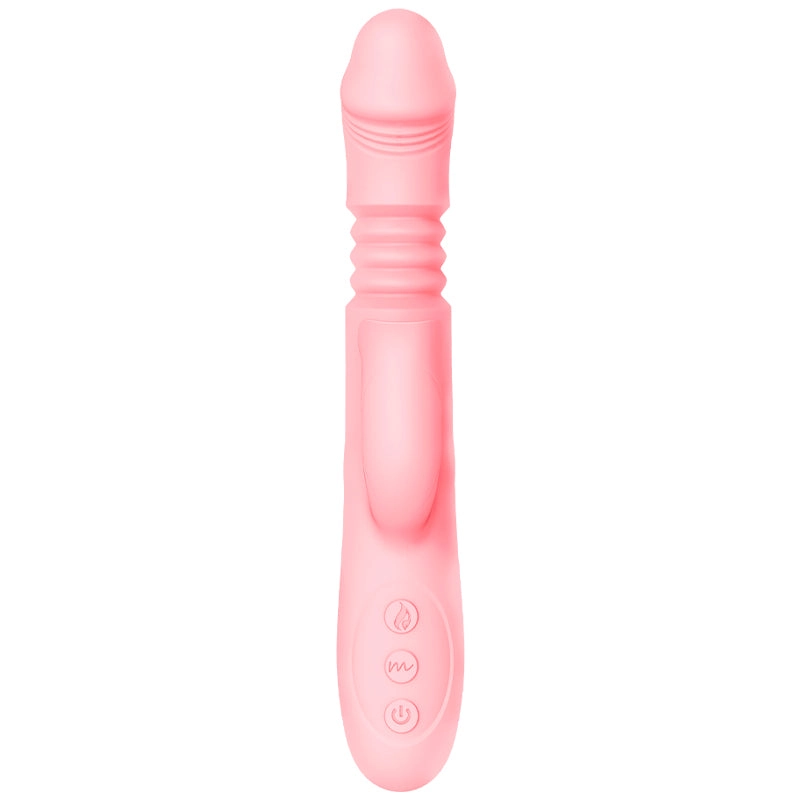 2 in 1 Thrusting Silicone Rabbit Vibrator