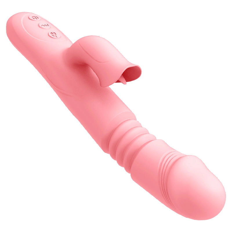 2 in 1 Thrusting Silicone Rabbit Vibrator