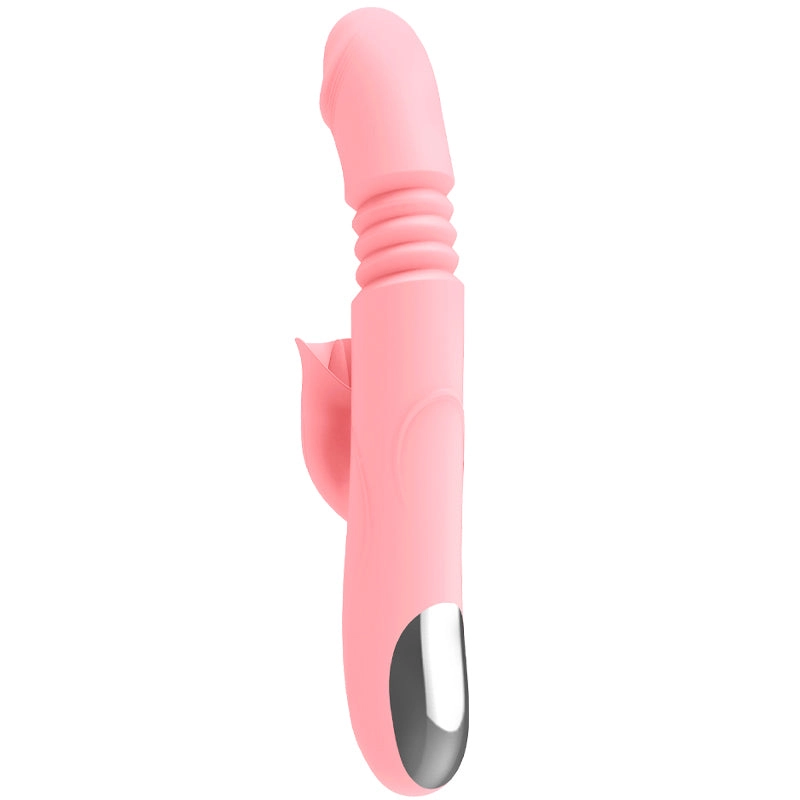 2 in 1 Thrusting Silicone Rabbit Vibrator