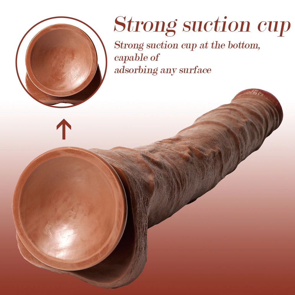 22 Inch Super Long Flexible Realistic Dildo with Suction Base