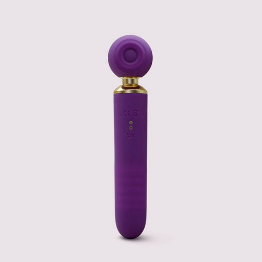3-in-1 Sucking & Flapping Thrusting Vibrator