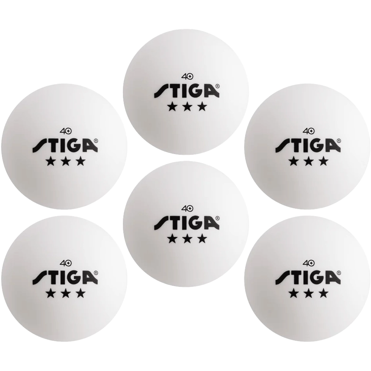 3-Star Table Tennis Balls (6 Pack)