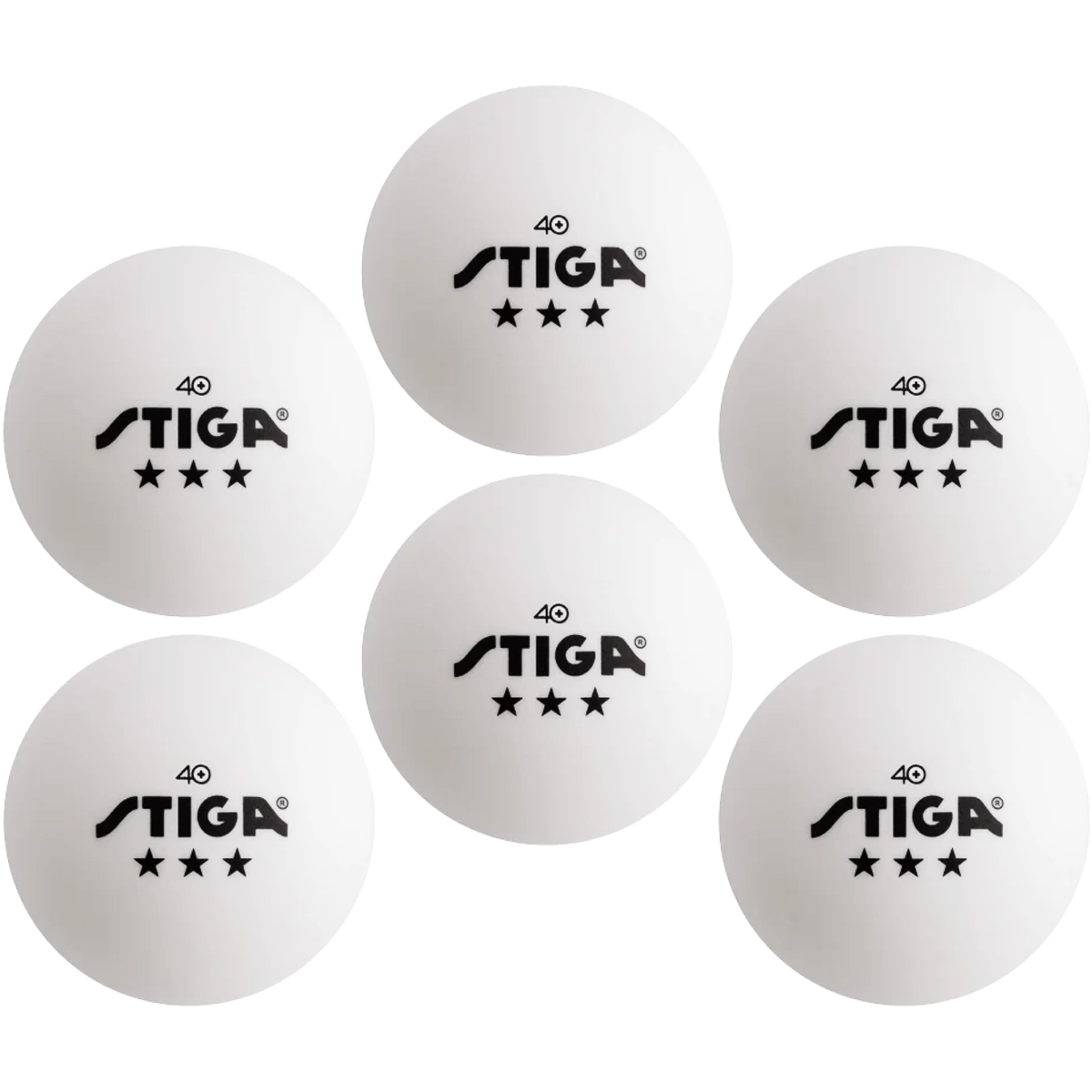 3-Star Table Tennis Balls (6 Pack)