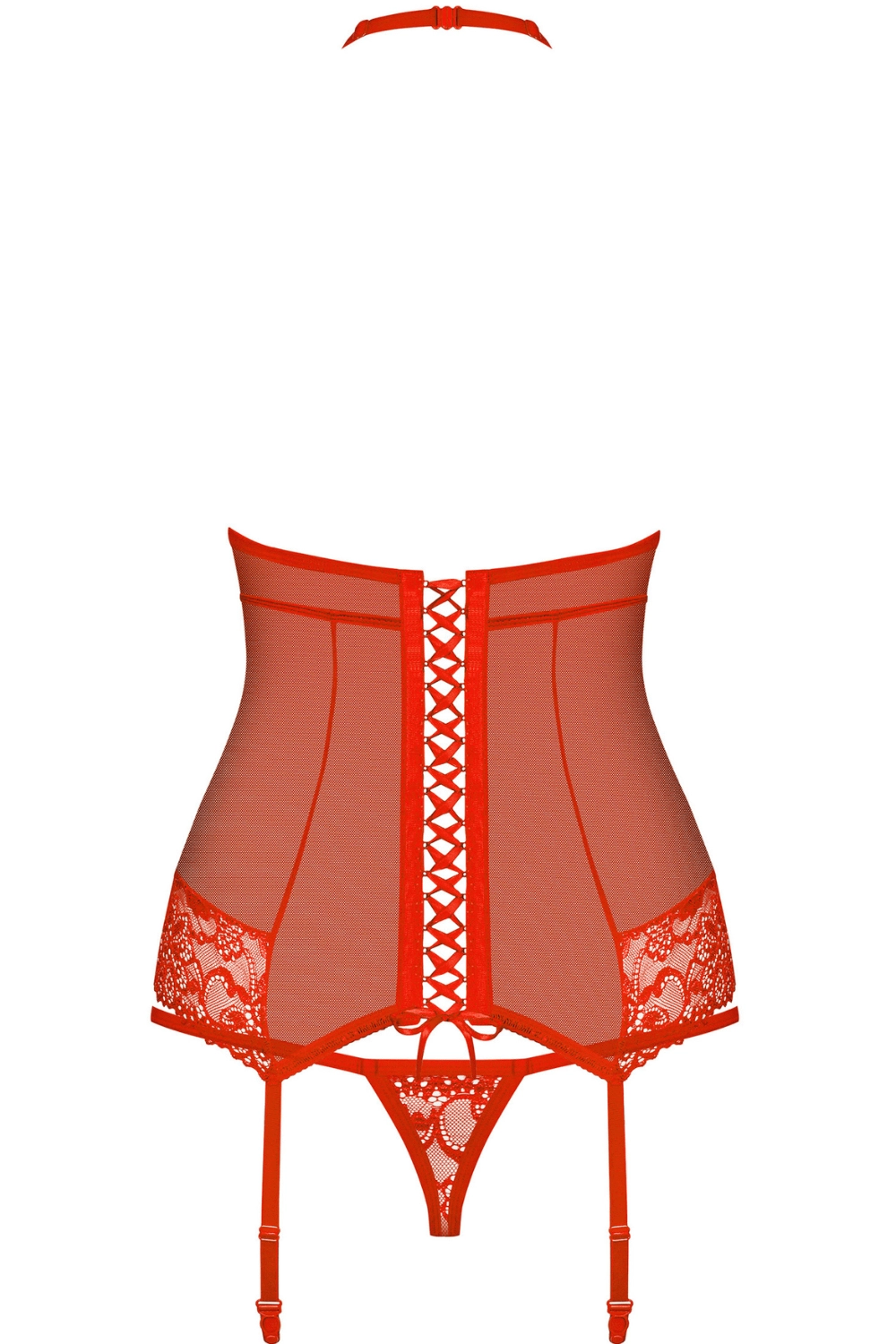 838 Corset & Thong, Size S/M (UK 8-10)