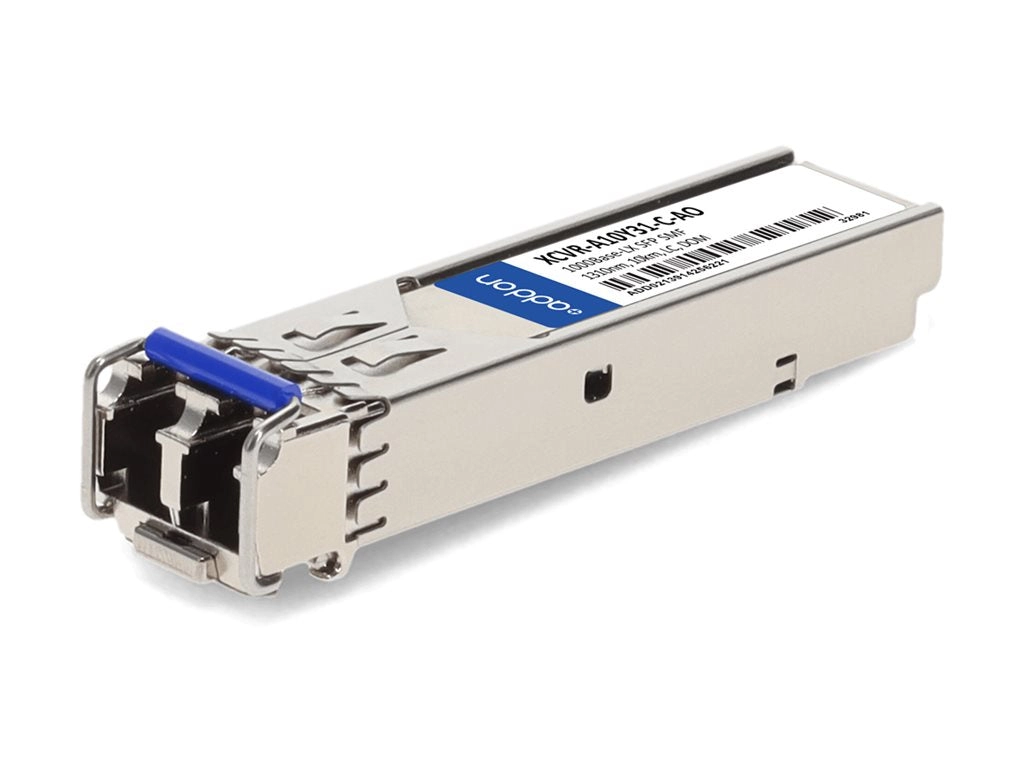 AddOn - SFP (mini-GBIC) transceiver module (equivalent to: Ciena XCVR-A10Y31-C) - 1GbE - 1000Base-LX - LC multi-mode - up to XCVR-A10Y31-C-AO