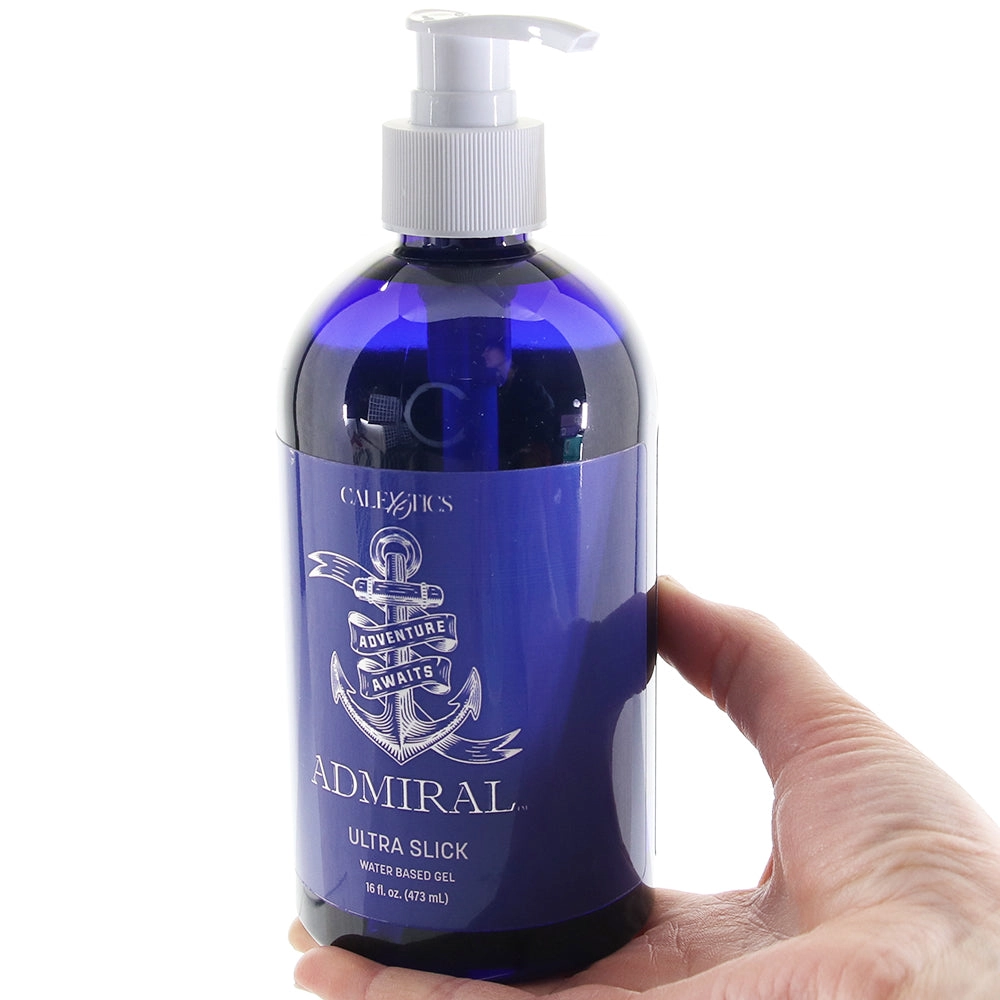Admiral Ultra Slick Water Based Gel in 16oz/473ml