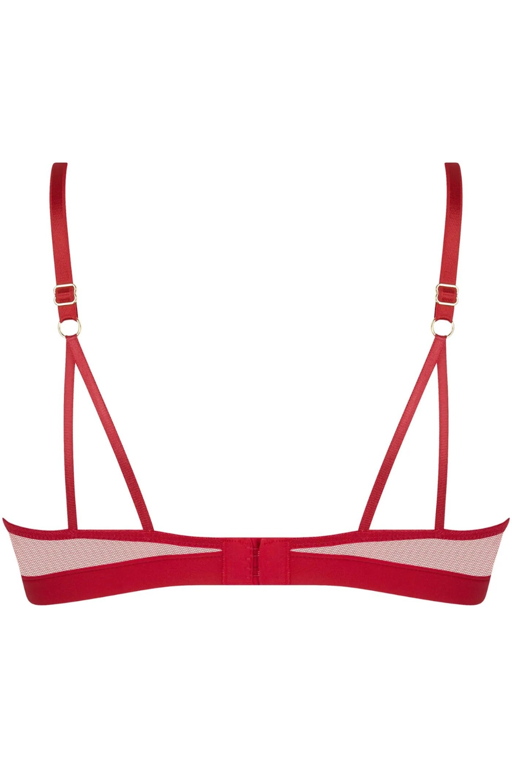 Adorable En Sexy Red Underwired Triangle Bra