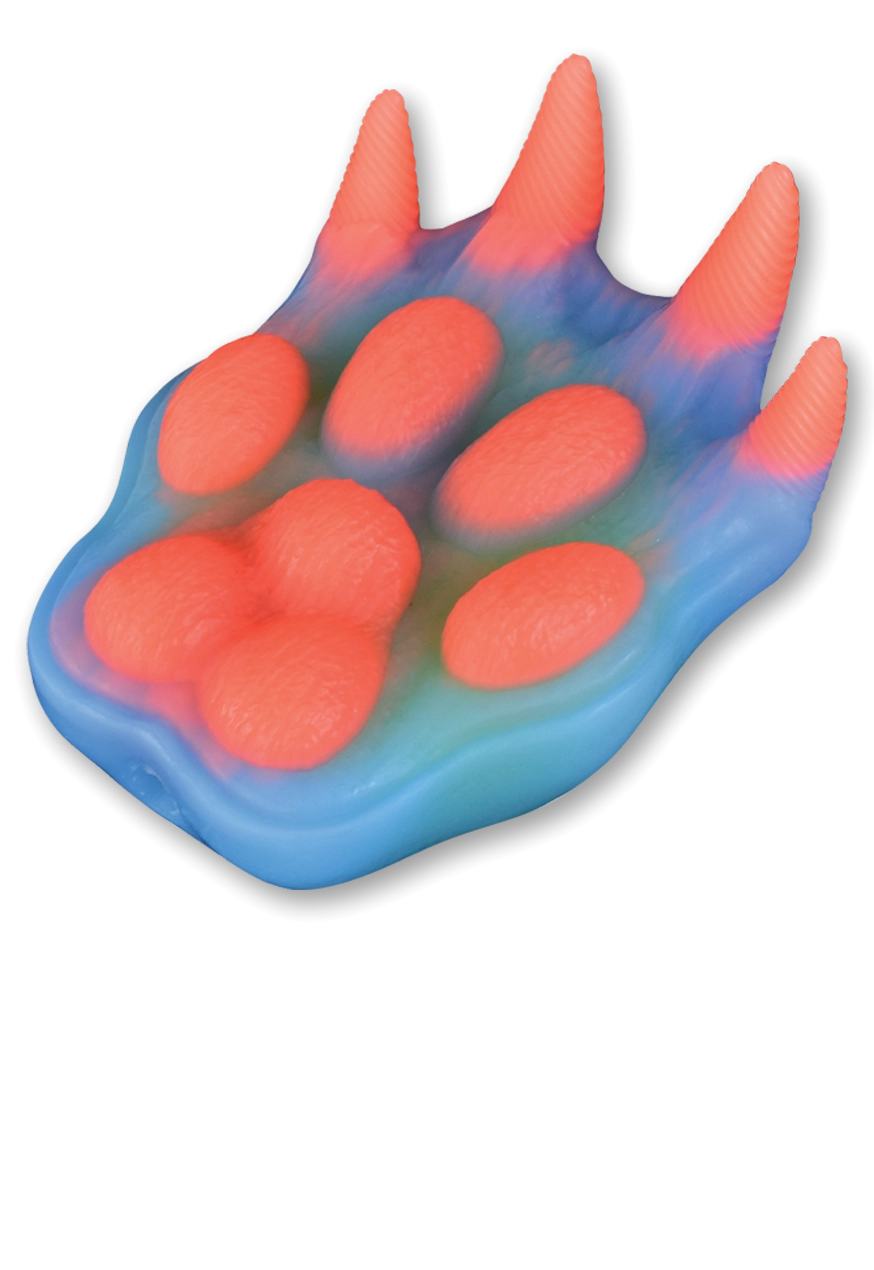 AlienNation Pantera Silicone Rechargeable Glow-in-The-Dark Clitoral Vibrator with Remote Control