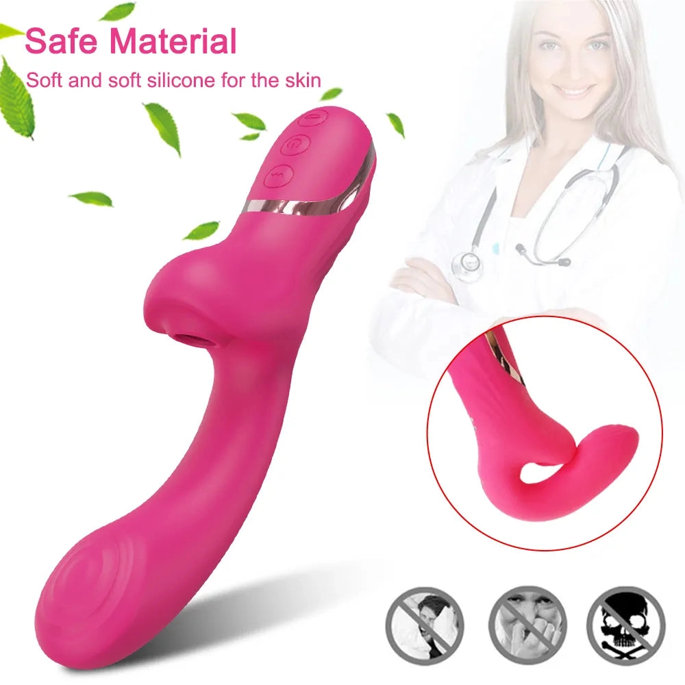 Amour Vibe Sucking Vibrator 20 Modes G-Spot Vibrator