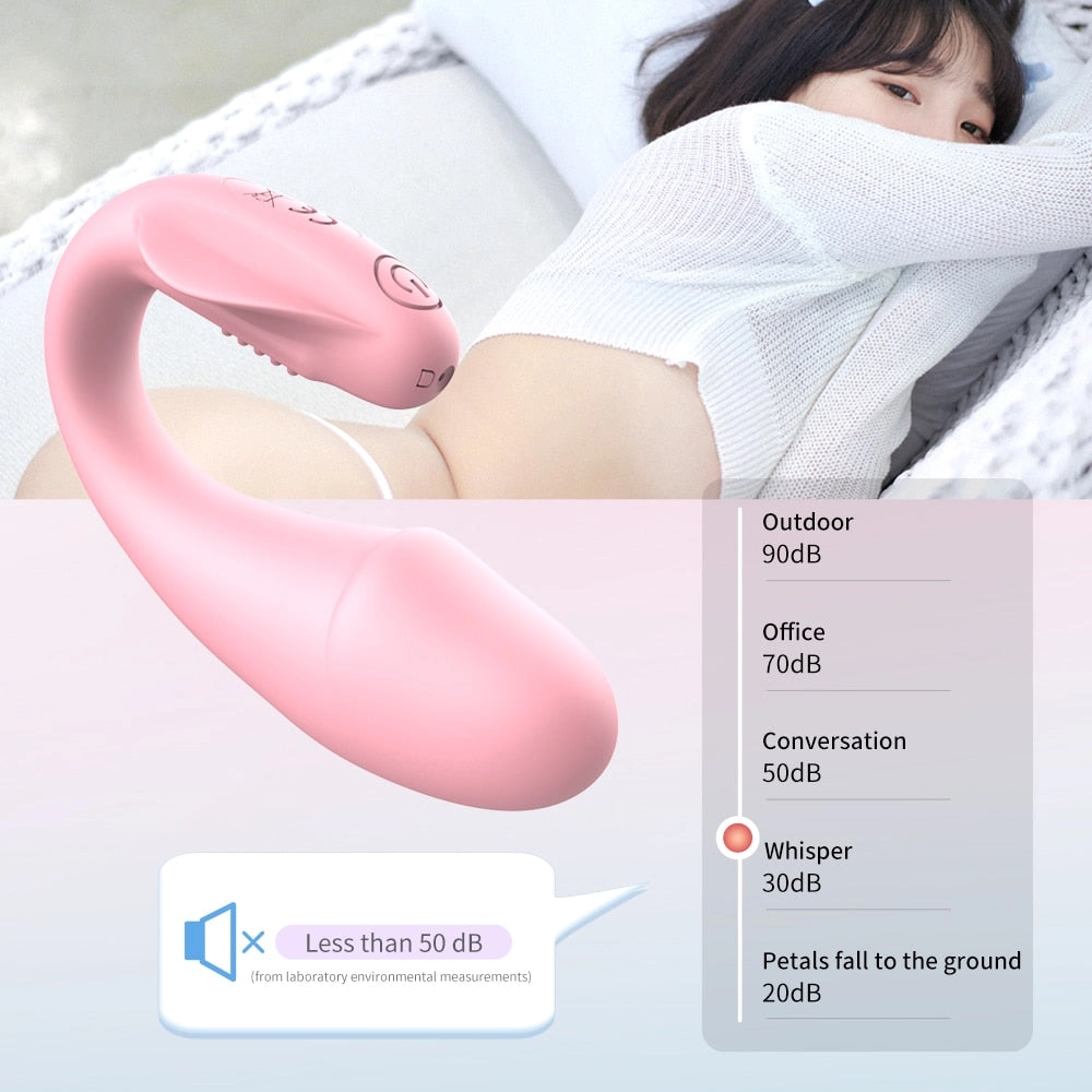 APP Remote Control Vibrating Egg Wireless Bluetooth G Spot Vibrating Dildo Vibrator