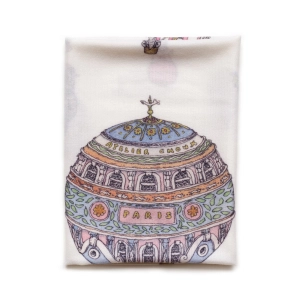 Atelier Choux Cashmere Blanket - Hot Air Balloons - 120x70cm