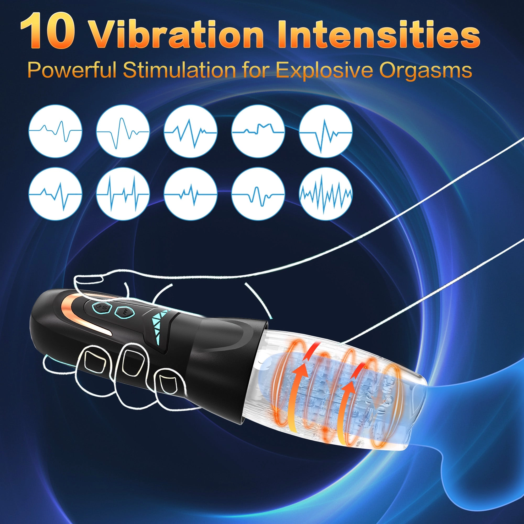 Automatic Rotating Masturbator with Thrusting & Vibrating