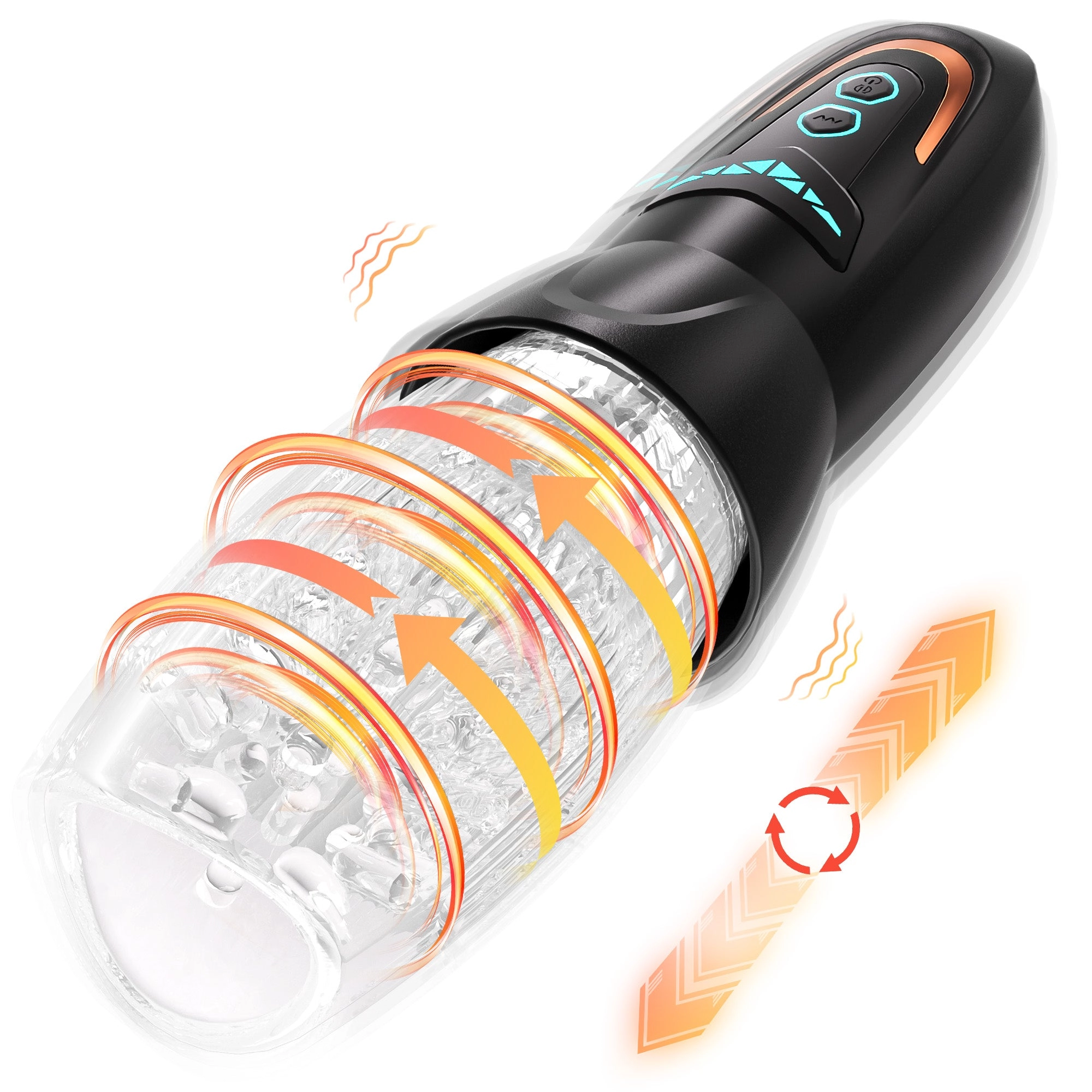 Automatic Rotating Masturbator with Thrusting & Vibrating