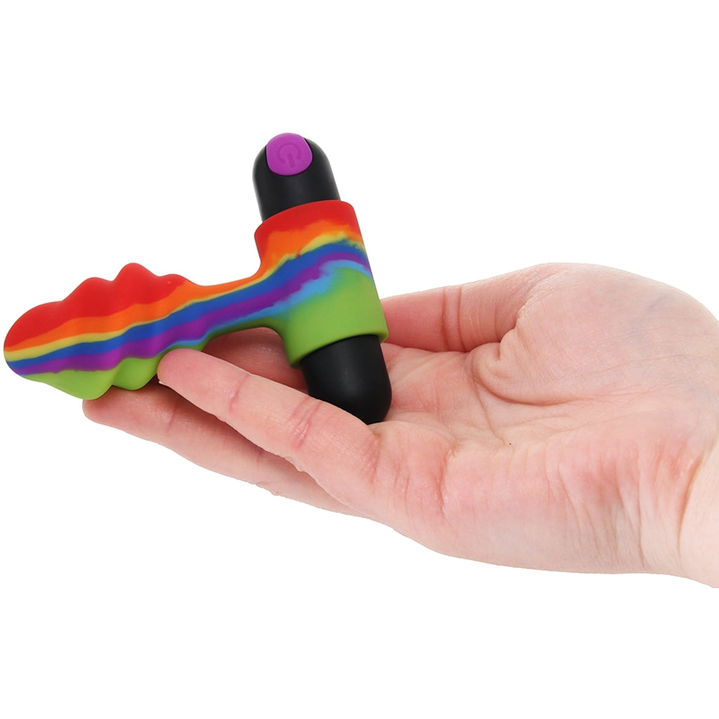 Bang! Vibrating Rainbow Butt Plug with Remote
