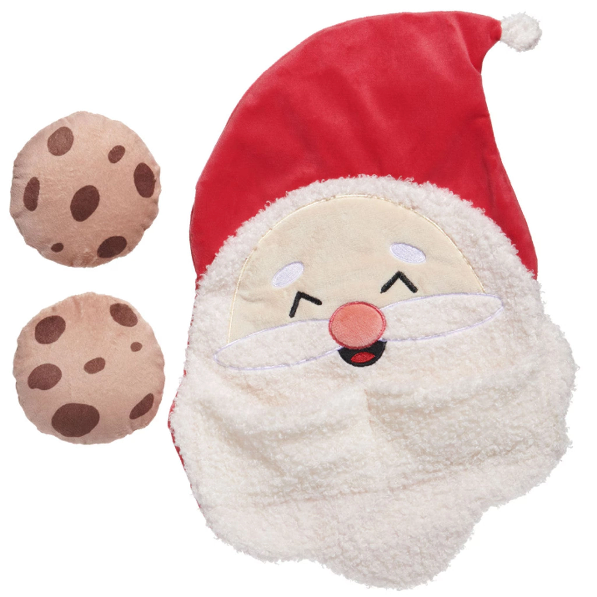 Bark Kris Krumble Red & White Dog Toys
