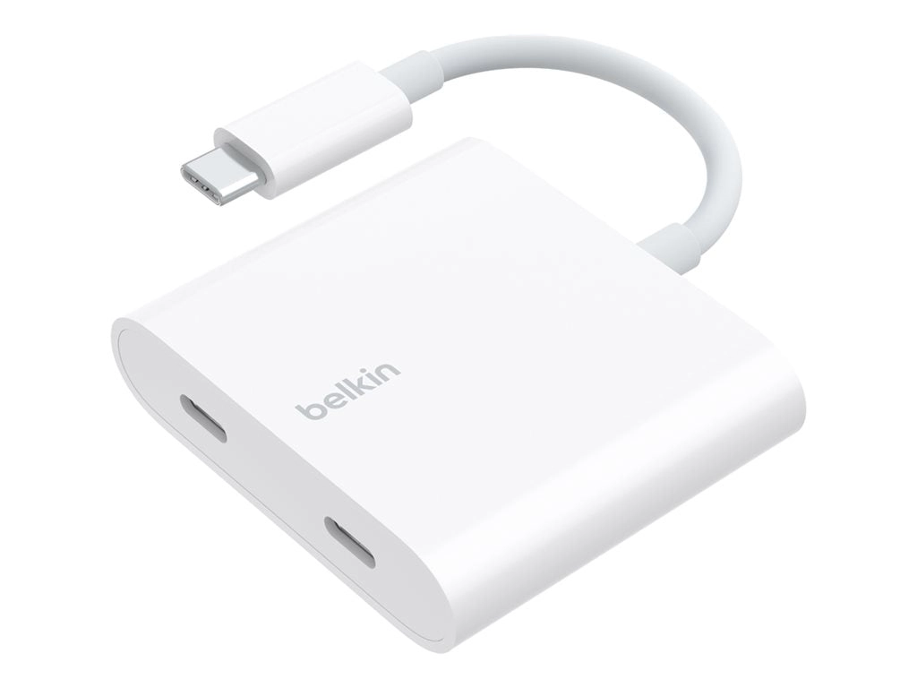 Belkin CONNECT - USB adapter - 24 pin USB-C (M) to 24 pin USB-C (F) - USB 3.2 Gen 2 - white WCZ002BTWH
