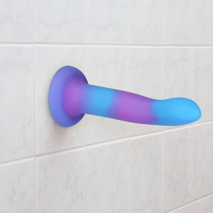Blue Rave Bendable Silicone Dildo
