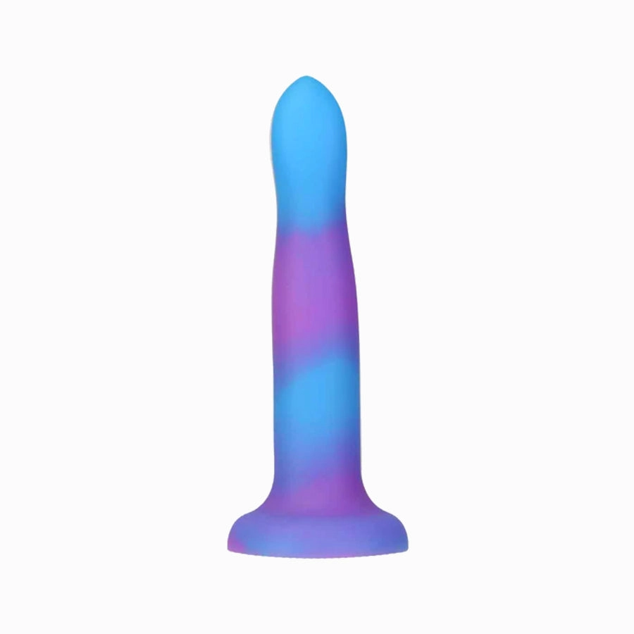 Blue Rave Bendable Silicone Dildo