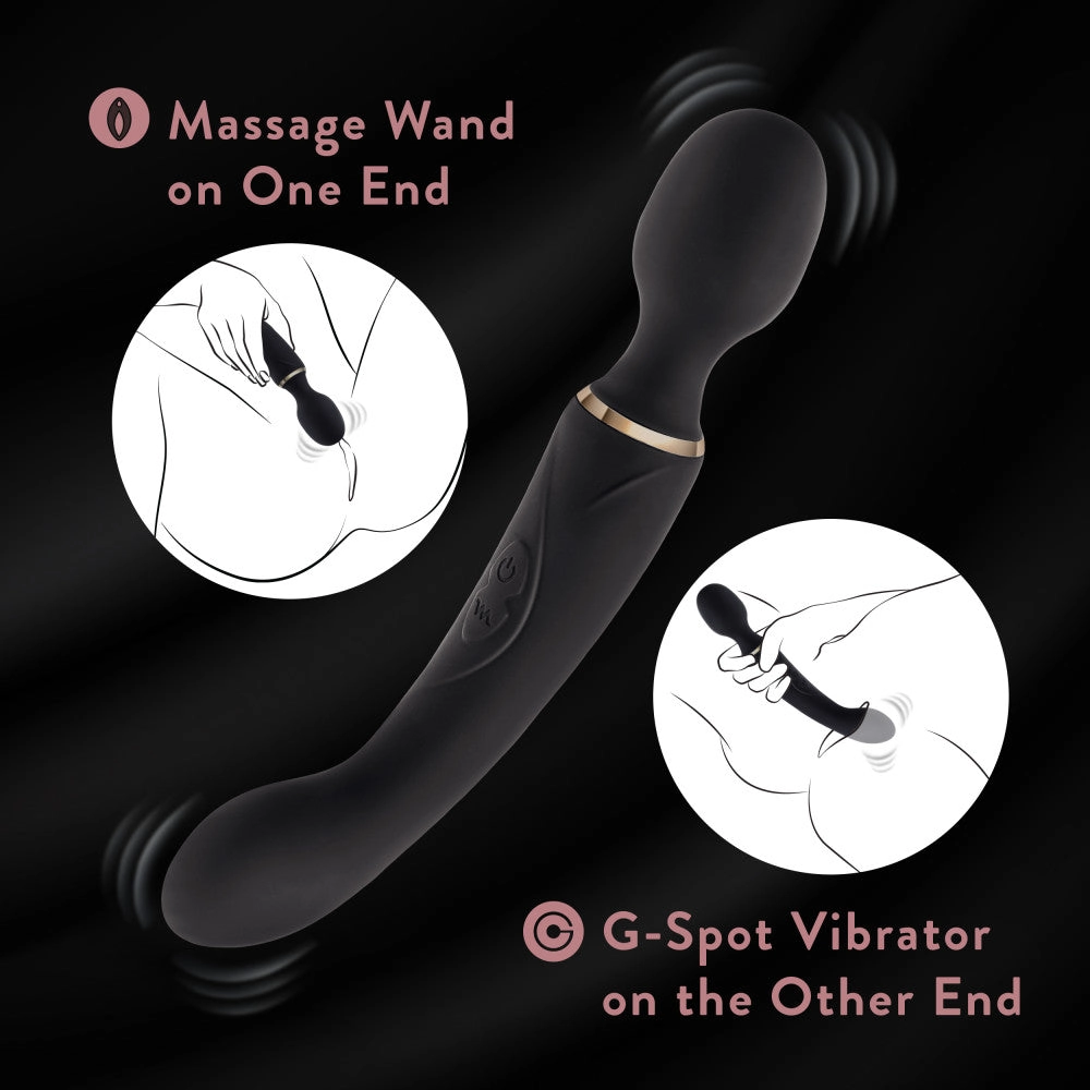 Blush Gia 7 Function 2-In-1 Dual Motor Vibrating Massage Wand