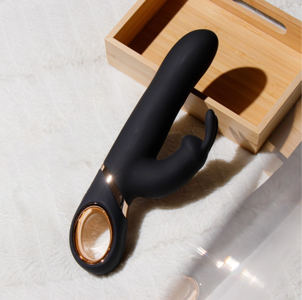 Blush Victoria G-Spot Black 9-Inch Rabbit Loop Handle Vibrator