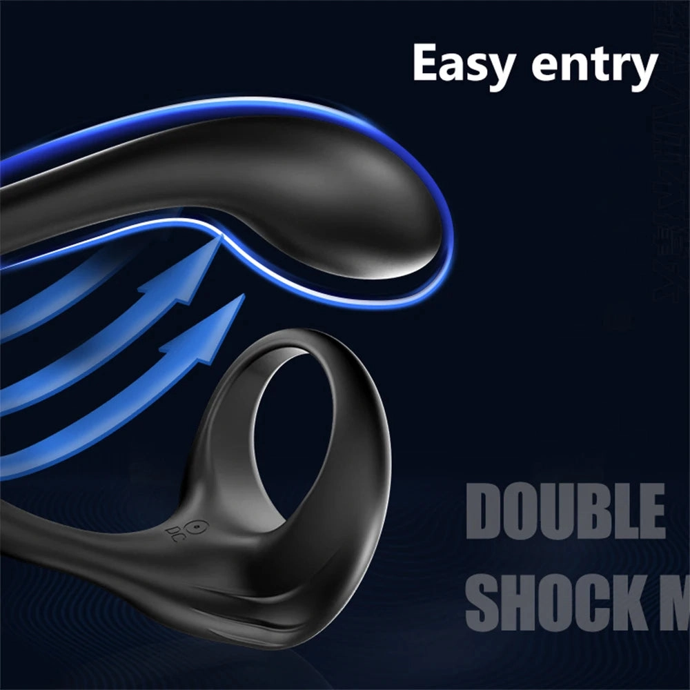 Cock Vibrator Male Prostate Massager Remote Control Plug Anal Butt Stimulator Sperm Lock Ring Penis Cock