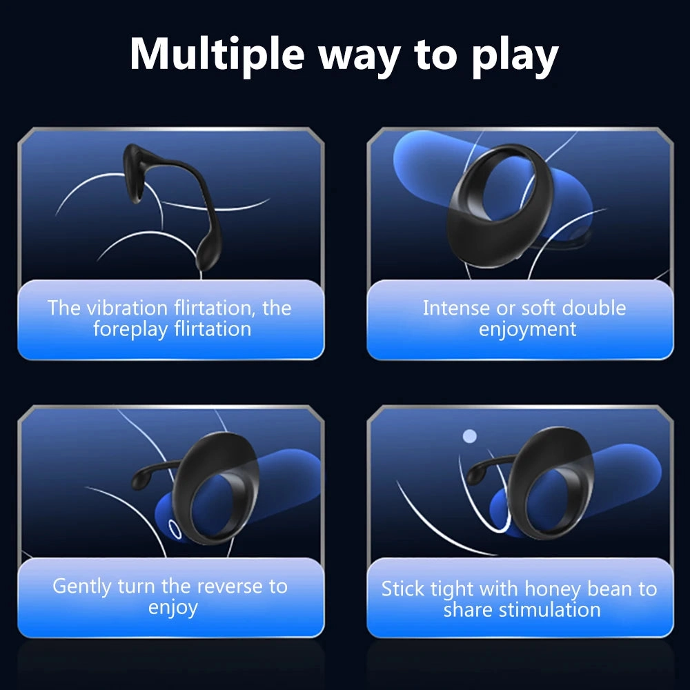 Cock Vibrator Male Prostate Massager Remote Control Plug Anal Butt Stimulator Sperm Lock Ring Penis Cock