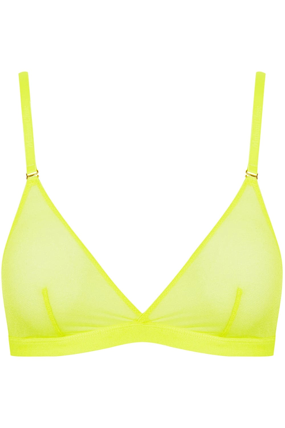 Corps à Corps Triangle Bra Neon Yellow