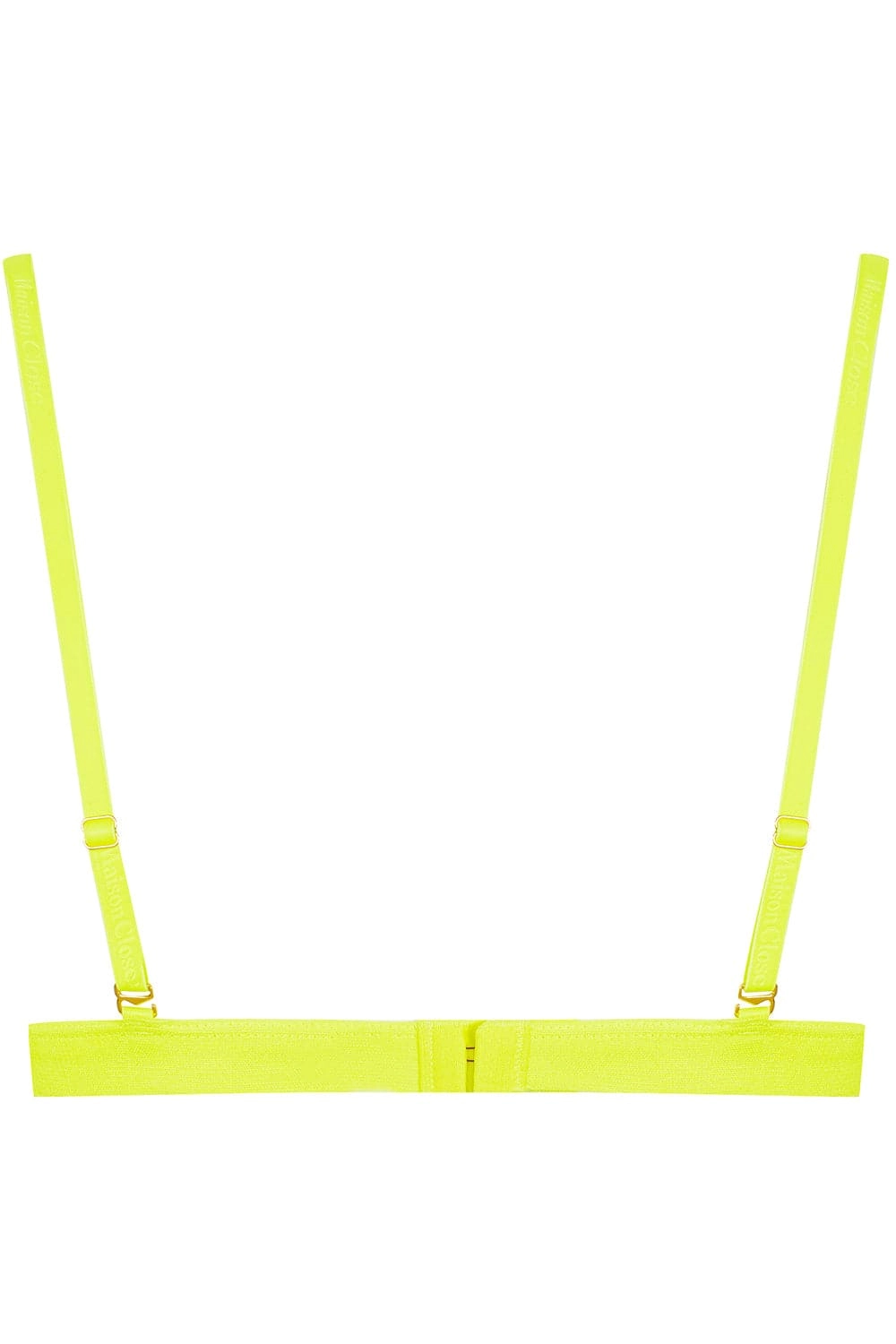Corps à Corps Triangle Bra Neon Yellow