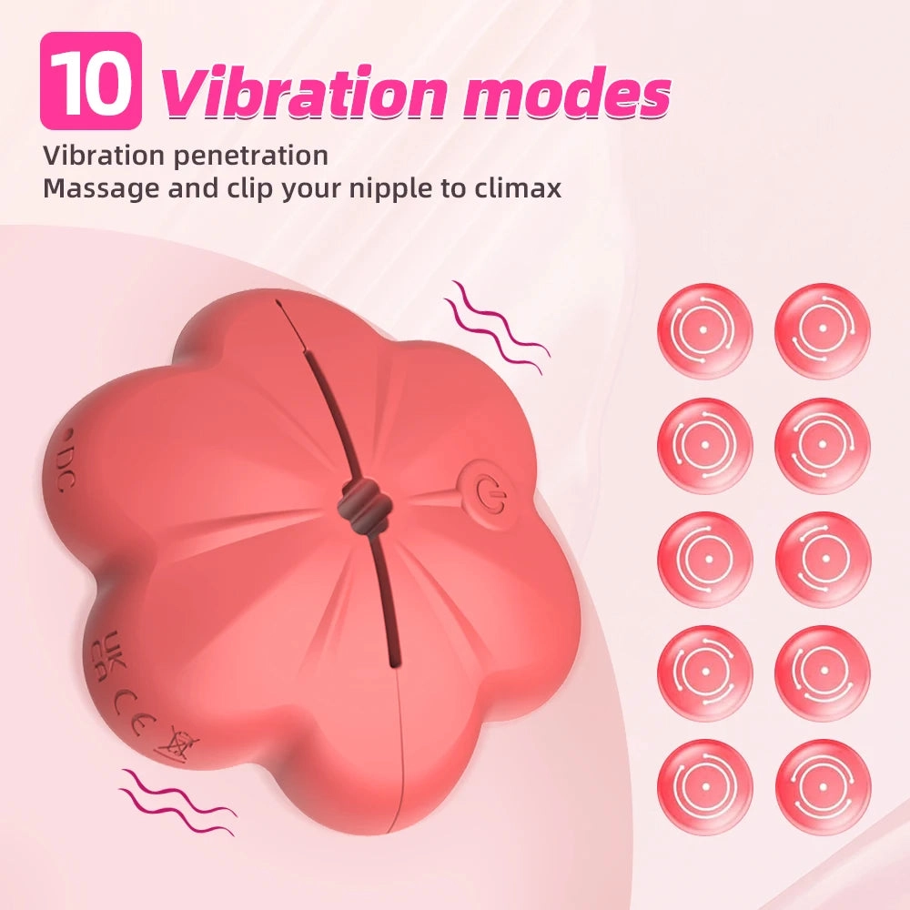 Discreet Nipple Clamps Wireless Remote Control Female