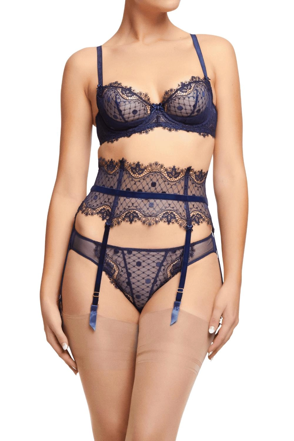Dita Von Teese Vedette Bikini Panty Navy