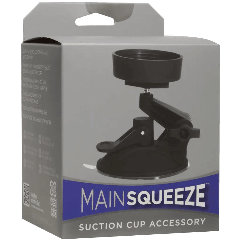 Doc Johnson Main Squeeze Suction Cup Accessory - Black