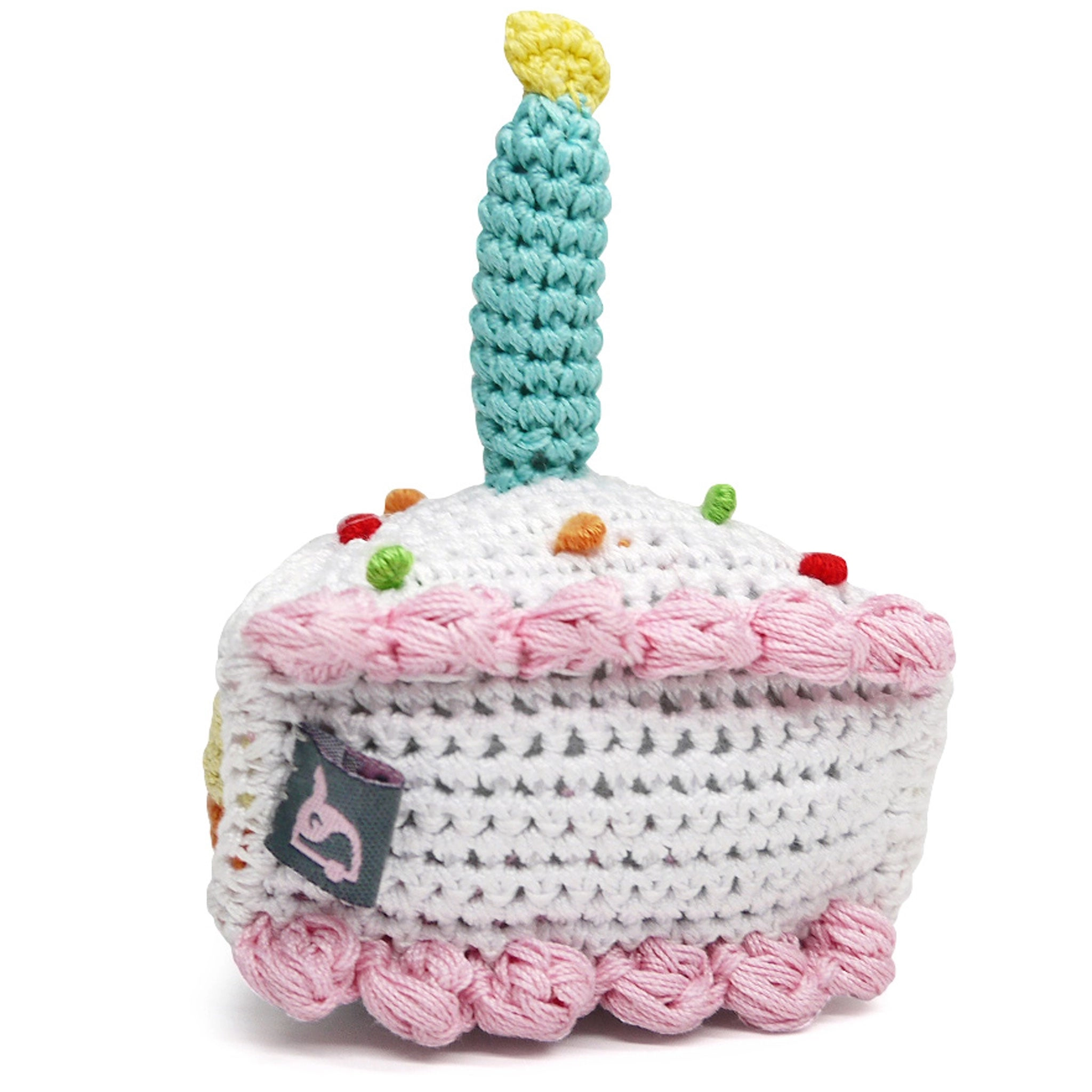 Dogo Pet Fashions Pawer Squeaky Toy Birthday Cake Dog Toys