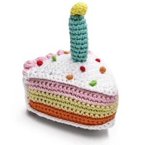 Dogo Pet Fashions Pawer Squeaky Toy Birthday Cake Dog Toys