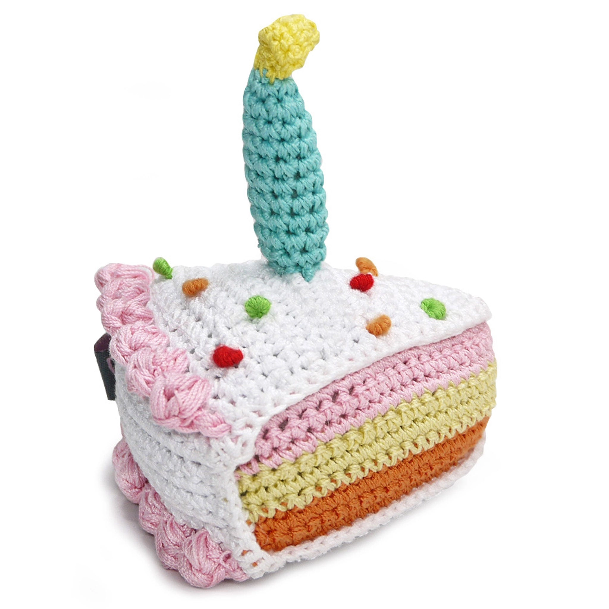 Dogo Pet Fashions Pawer Squeaky Toy Birthday Cake Dog Toys