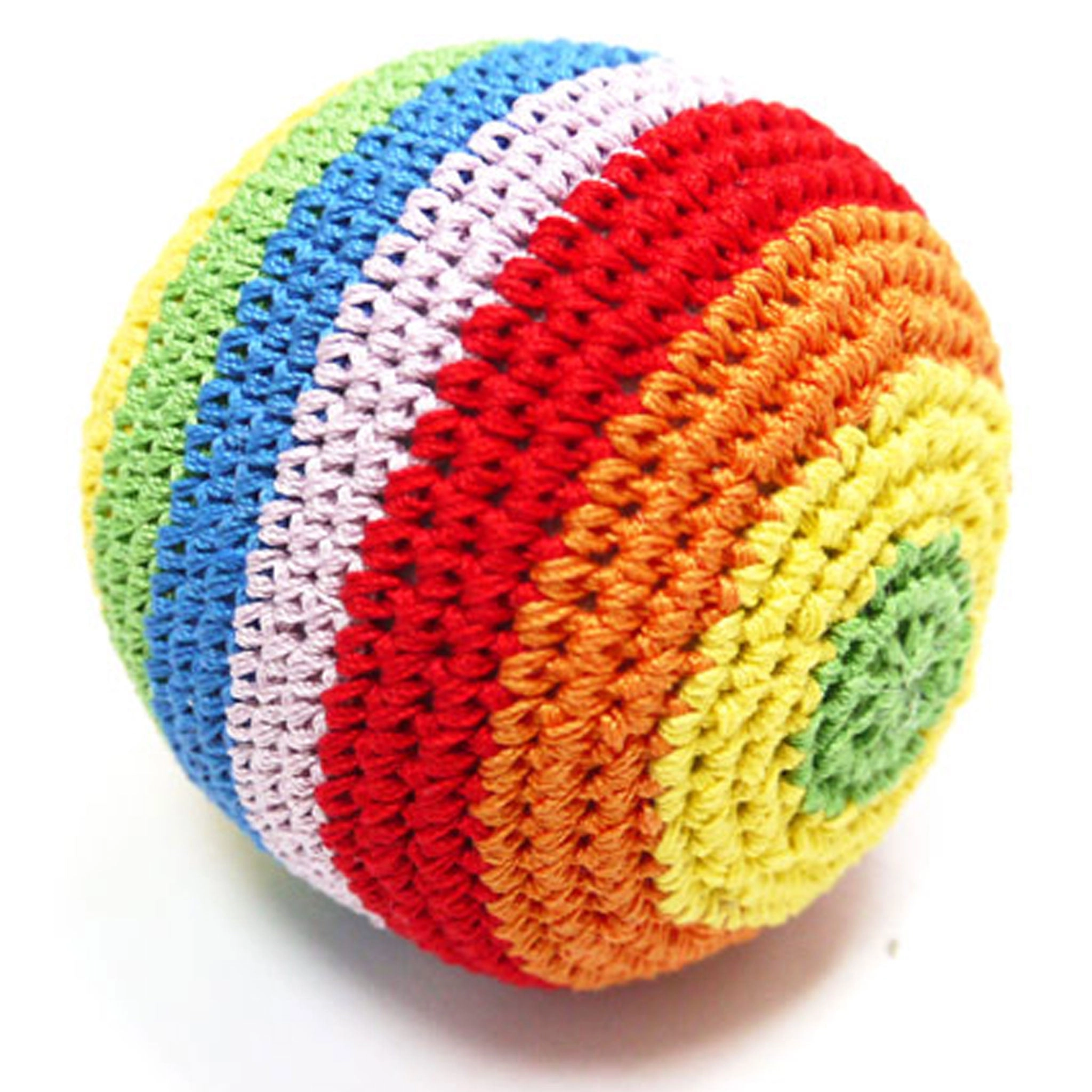 Dogo Pet Fashions Pawer Squeaky Toy Rainbow Ball Dog Toys
