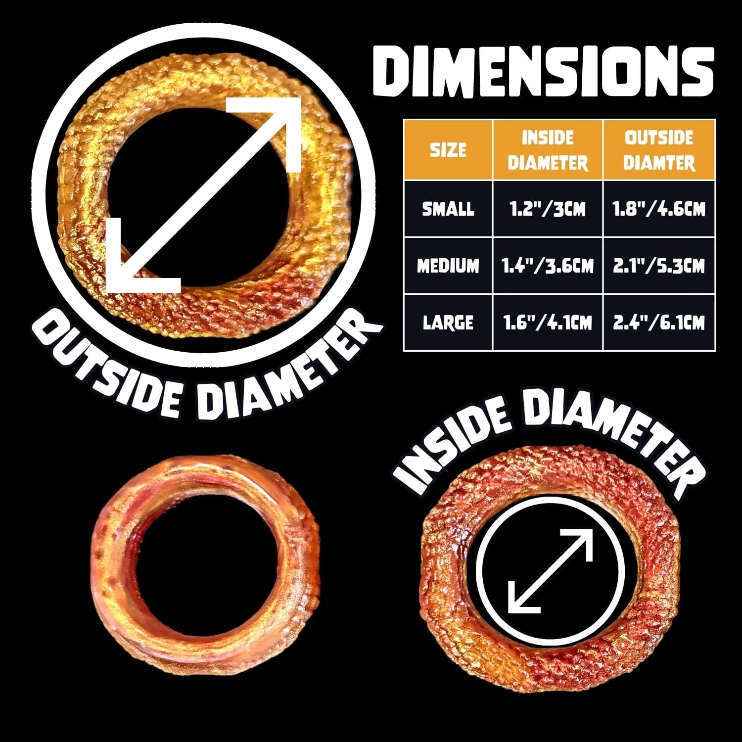 Dragon Skin Cock Ring - Blend Color
