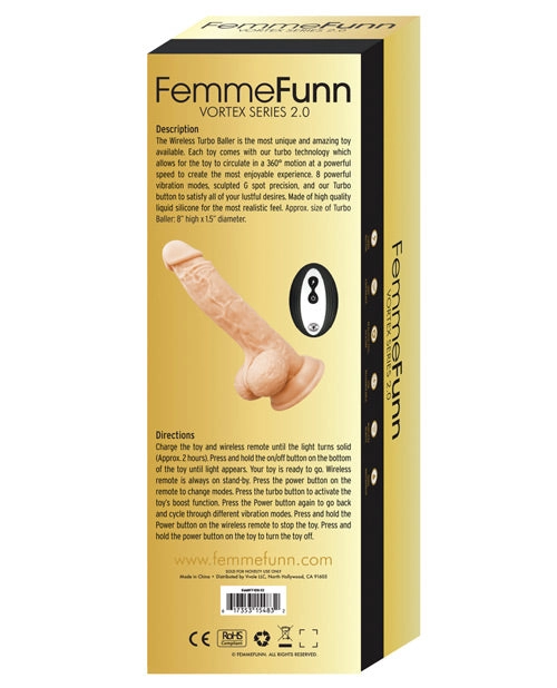 Femme Funn Turbo Baller 2.0 Rotating Vibrator