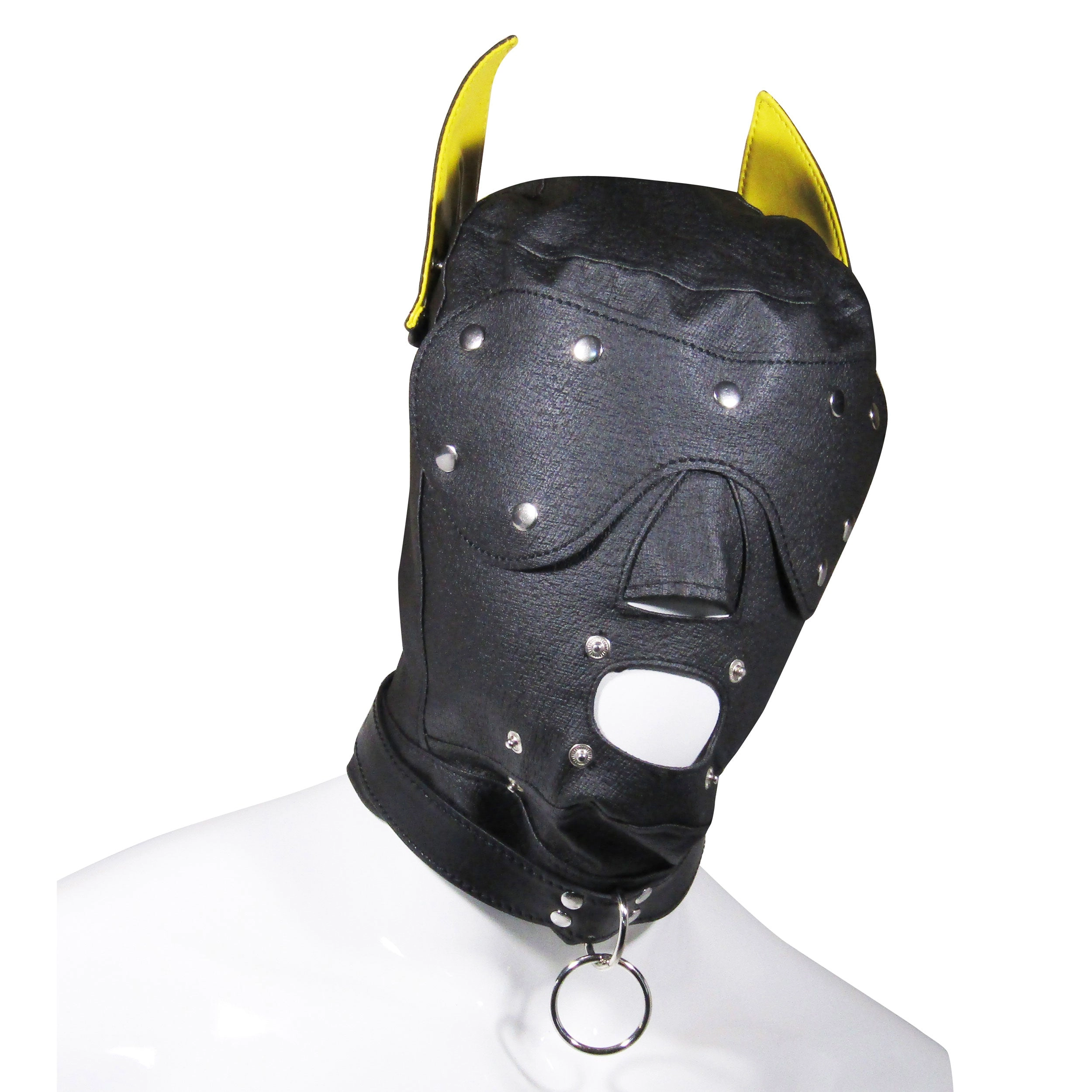 Fetish Pleasure Play Yellow Dog Hood