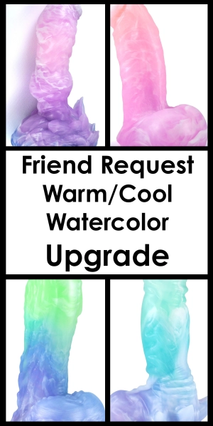 Friend Request Upgrade: Warm/Cool Watercolor Surprise