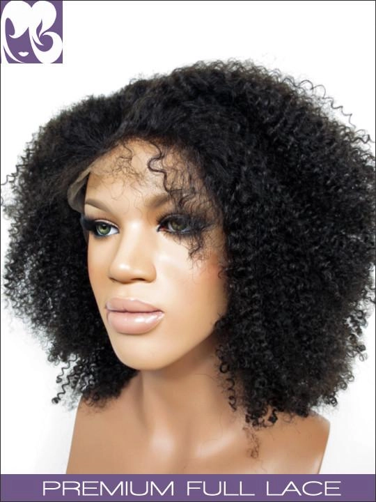 FULL LACE WIG: Kiki- Indian Remy Afro Kinky Curly