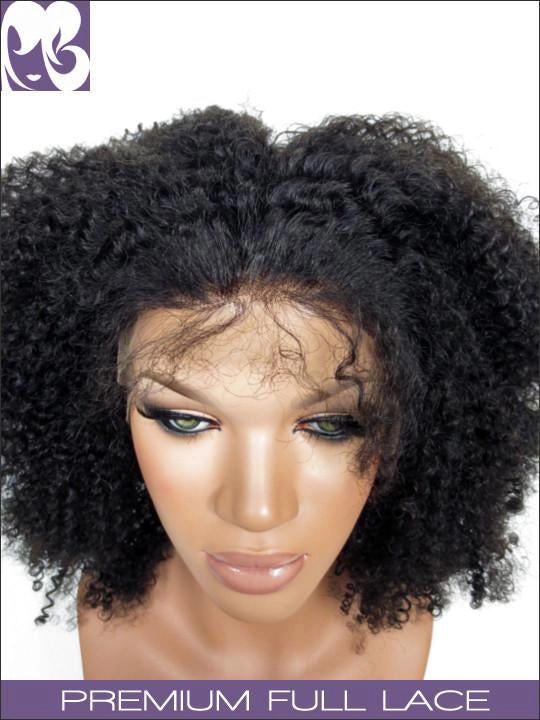 FULL LACE WIG: Kiki- Indian Remy Afro Kinky Curly