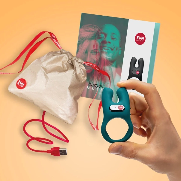 Fun Factory Nos Vibrating Cock Ring & Clitoral Stimulator