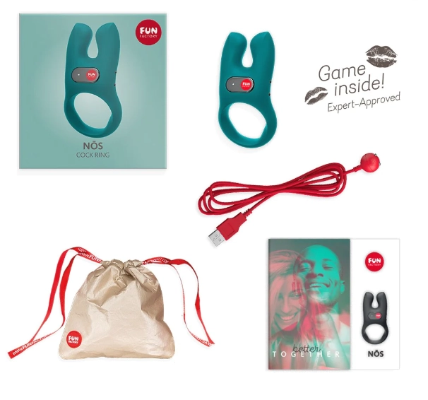 Fun Factory Nos Vibrating Cock Ring & Clitoral Stimulator
