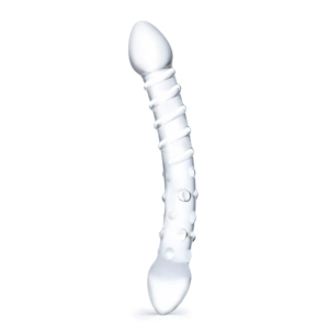 Gläs Double Trouble 10 Handblown Glass Dildo