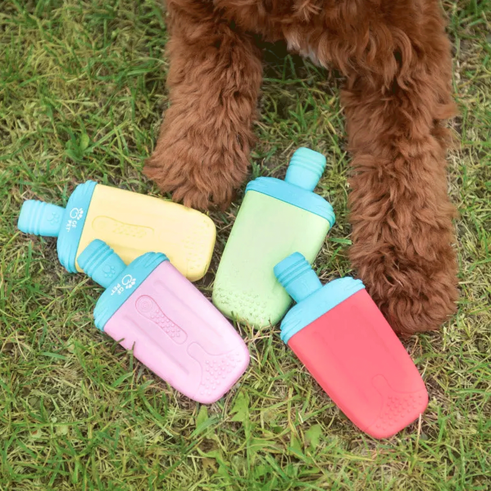 Go Fresh Pet Ice Popsicle Toy Lemon Dog Toys