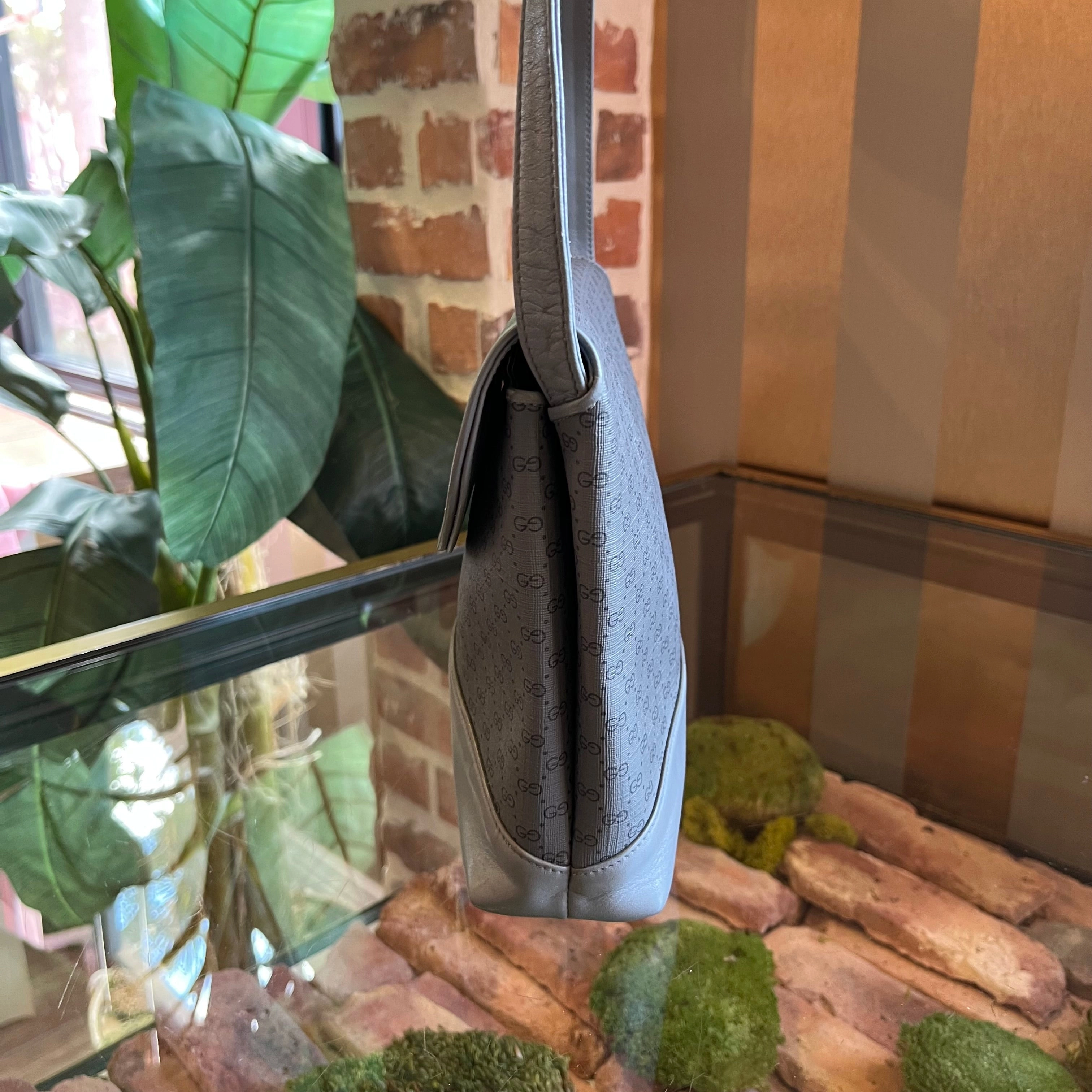 GUCCI Vintage Gray Crossbody