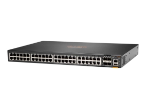 HPE Aruba Networking CX 6200F 48G 4SFP  Switch - Switch - L3 - managed - 48 x 10/100/1000   4 x 100/1000/10G SFP  - front and JL726B#B2B